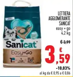 Conad Lettiera agglomerante SANICAT offerta