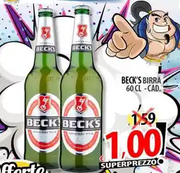 Il Genio Supermercato Beck's birra offerta