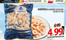 Il Genio Supermercato Mareperla gamberi sgusciati 60/80 offerta