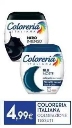 Proshop Coloreria italiana colorazione tessuti offerta