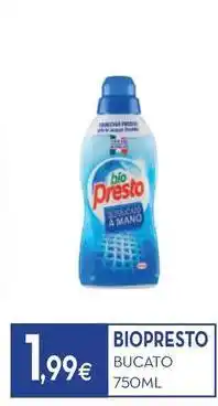 Proshop Biopresto bucato offerta