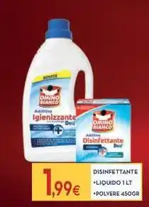 Proshop Omino bianco disinfettante offerta