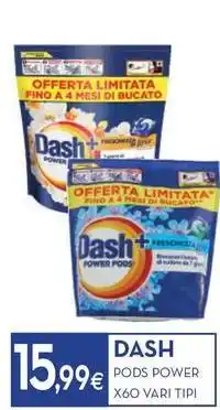 Proshop Dash pods power x60 offerta