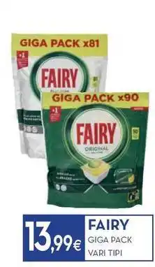 Proshop Fairy giga pack x90 offerta