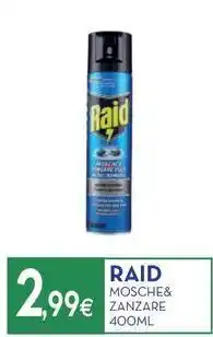 Proshop Raid mosche& zanzare offerta