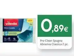 Proshop vileda Pro Clean Spugna Abrasiva Classica offerta