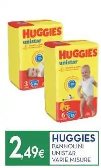 Proshop Huggies pannolini unistar offerta