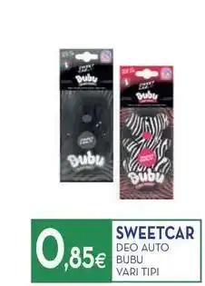 Proshop Sweetcar deo auto bubu offerta