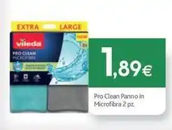 Proshop vileda pro clean panno in Microfibra offerta