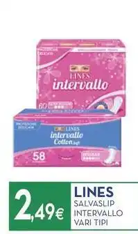 Proshop Lines salvaslip intervallo offerta