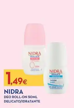 Proshop Nidra deo roll-on delicato/idratante offerta