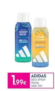 Proshop Adidas deo spray offerta