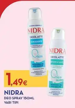 Proshop Nidra deo spray offerta