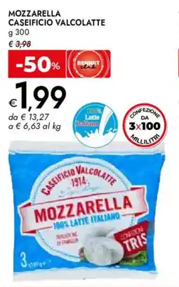 Bennet Mozzarella CASEIFICIO VALCOLATTE offerta