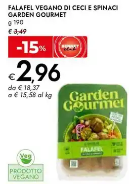 Bennet Falafel vegano di ceci e spinaci GARDEN GOURMET offerta