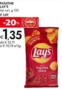 Bennet Patatine LAY'S offerta