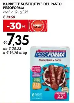 Bennet Barrette sostitutive del pasto PESOFORMA offerta