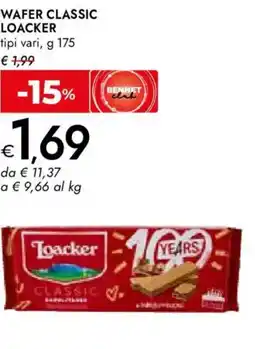 Bennet Wafer classic LOACKER offerta