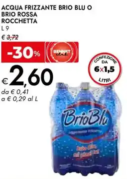 Bennet Acqua frizzante brio blu o brio rossa rocchetta offerta