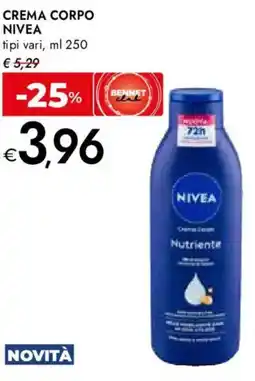 Bennet Crema corpo NIVEA offerta
