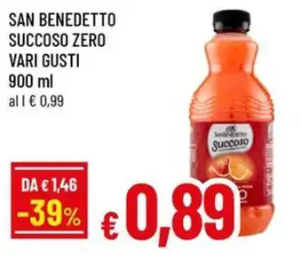 Famila San benedetto succoso zero offerta
