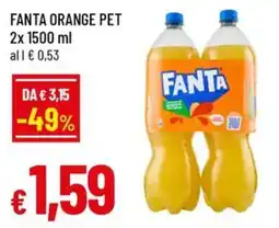 Famila Fanta orange pet offerta