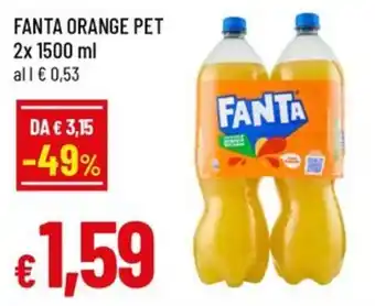 Fanta orange pet