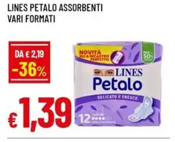 Famila Lines petalo assorbenti offerta