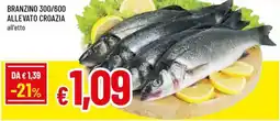 Famila Branzino 300/600 allevato croazia offerta