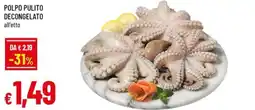 Famila Polpo pulito decongelato offerta