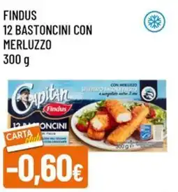 Famila Findus 12 bastoncini con merluzzo offerta