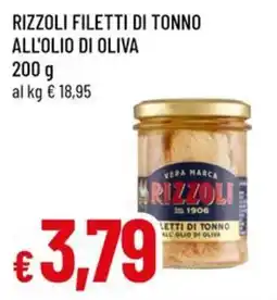 Famila Rizzoli filetti di tonno all'olio di oliva offerta