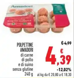 Conad Polpettine AMADORI offerta