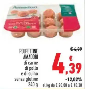 Conad Polpettine AMADORI offerta