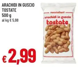 Famila Arachidi in guscio tostate offerta