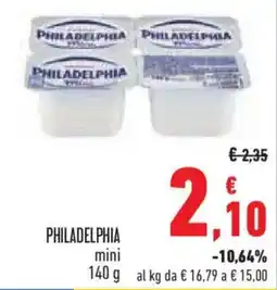 Conad Philadelphia mini offerta