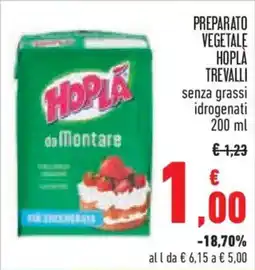 Conad Preparato vegetale hopla trevalli offerta