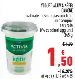 Conad Yogurt activia kéfir DANONE offerta
