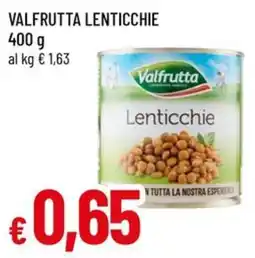 Famila Valfrutta lenticchie offerta