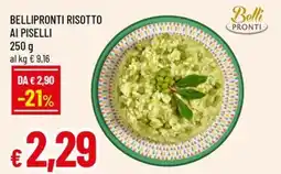 Famila Bellipronti risotto ai piselli offerta