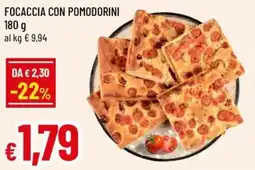 Famila Focaccia con pomodorini offerta