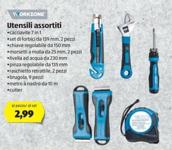 ALDI Workzone Utensili assortiti offerta