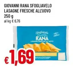 Famila Giovanni rana sfogliavelo lasagne fresche all'uovo offerta