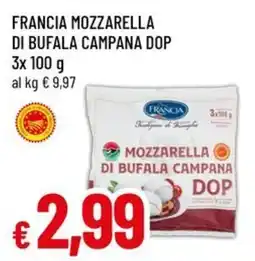 Famila Francia mozzarella di bufala campana dop offerta