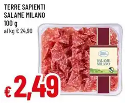 Famila Terre sapienti salame milano offerta