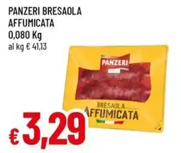 Famila Panzeri bresaola affumicata offerta