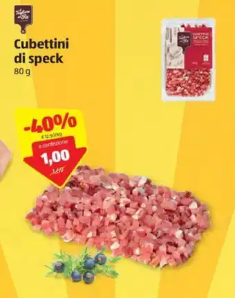 ALDI Cubettini di speck 80g offerta