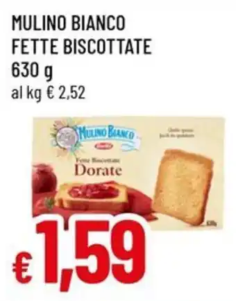 Famila Mulino bianco fette biscottate offerta