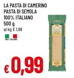 Famila La pasta di camerino pasta di semola 100% italiano offerta