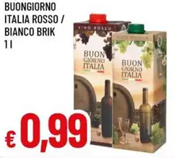 Famila Buongiorno italia rosso / bianco brik offerta